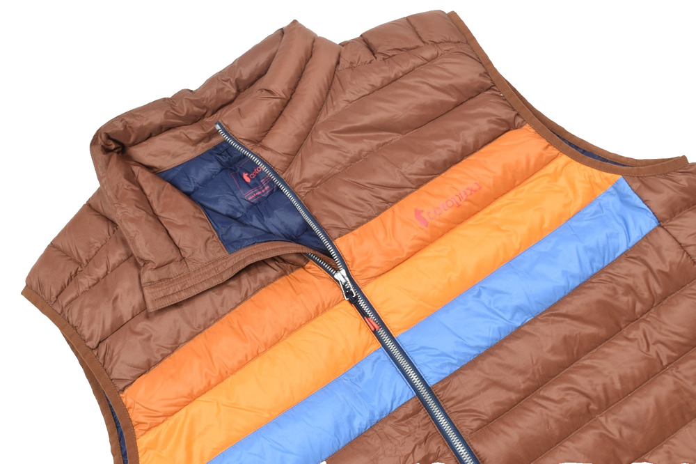 Cotopaxi FUEGO Down Vest Mens 2XL Brown Full-Zip Insulated Sleeveless Hiking